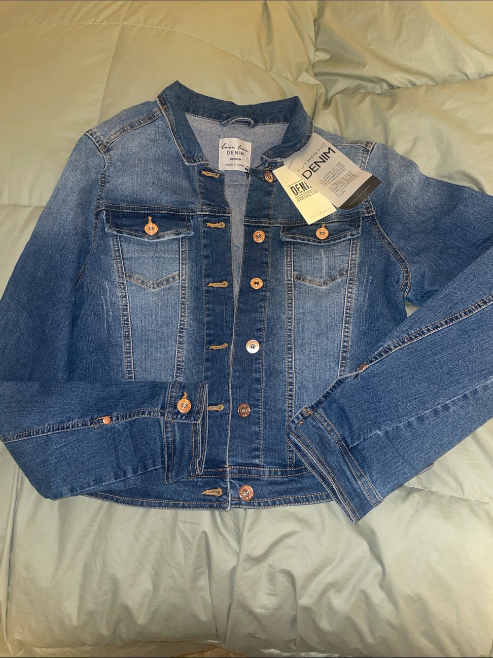 Denim Jacket NWT- Blue Jean Jacket